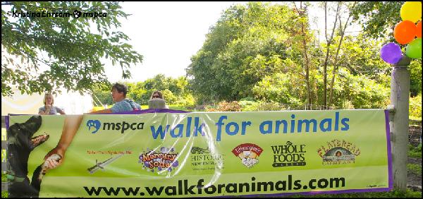 Walk for Animals Sponsor Banner