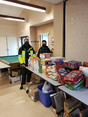 ACO Katie & Community Support Coordinator Deanna Lima at the NA Food Pantry